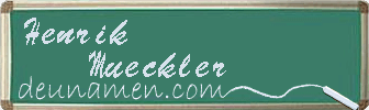 Henrik Mueckler Visitenkarte